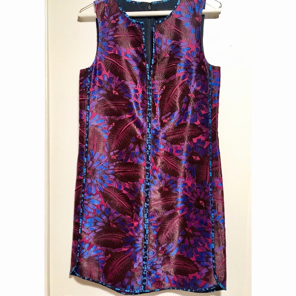 J Crew  Floral Jacquard Shift dress